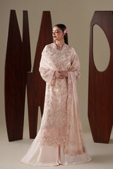 LUMI | 3Pc Unstitched Suit Luxury Chiffon Nouvelle By Emaan Adeel