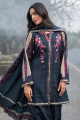 3-PC Unstitched Embroidered Linen Collection By Charizma