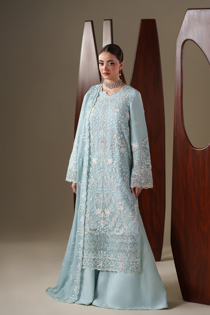 ARIA | 3Pc Unstitched Suit Luxury Chiffon Nouvelle By Emaan Adeel