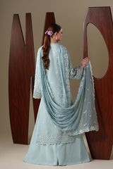 ARIA | 3Pc Unstitched Suit Luxury Chiffon Nouvelle By Emaan Adeel