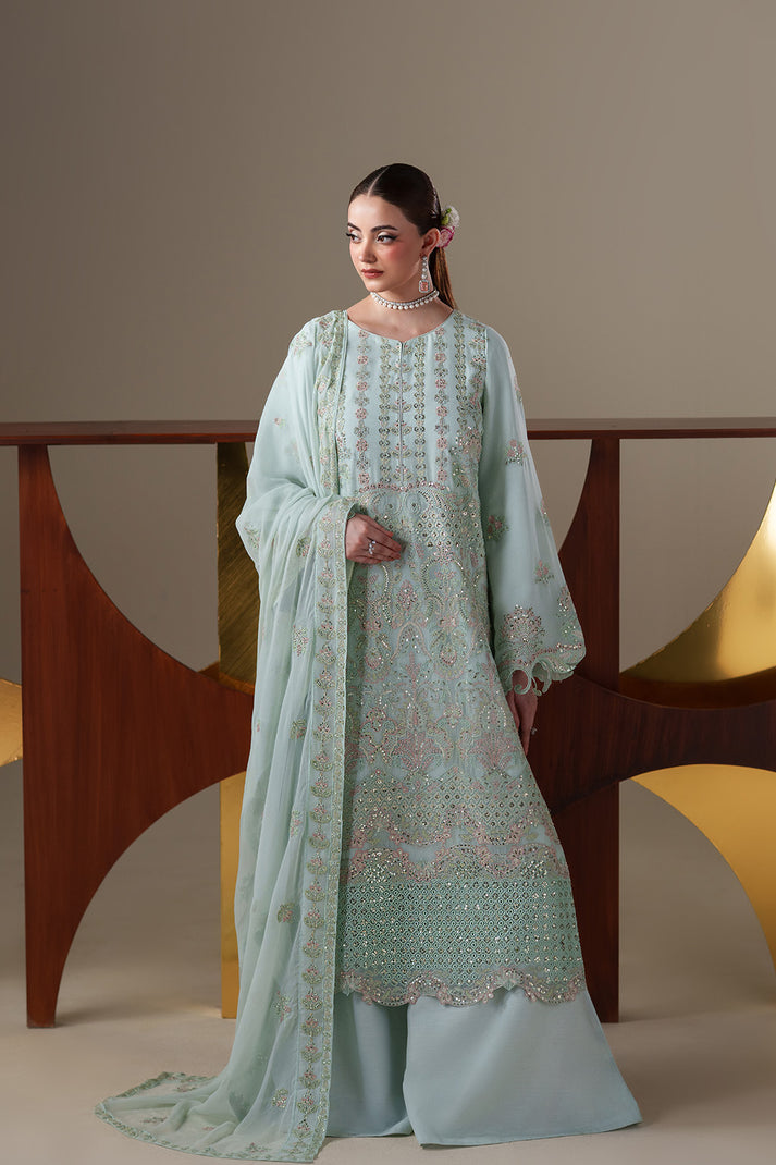 ORLA | 3Pc Unstitched Suit Luxury Chiffon Nouvelle By Emaan Adeel
