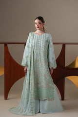 ORLA | 3Pc Unstitched Suit Luxury Chiffon Nouvelle By Emaan Adeel