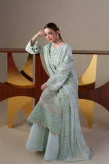 ORLA | 3Pc Unstitched Suit Luxury Chiffon Nouvelle By Emaan Adeel