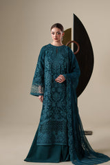 EIRA | 3Pc Unstitched Suit Luxury Chiffon Nouvelle By Emaan Adeel