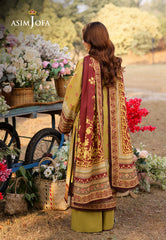 AJUUB-02 | 3Pc Unstitched Lawn Suit Vol 1 Prints By Asim Jofa