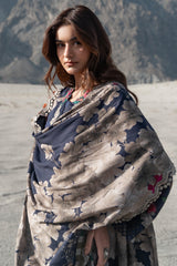 3-PC Unstitched Embroidered Linen Collection By Charizma