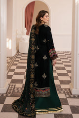 3-PC Unstitched Embroidered Velvet Noirah By Raeesa Premium | NV-004