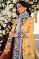 FK-06 NATALIE | 3Pc Unstitched Suit Luxury Lawn Sahil By Qalamkar