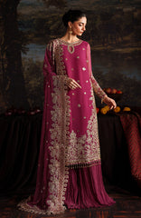 3-PC Unstiched Embroidered Chiffon By Zarif | Adelle