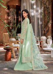 3-PC Organza Embroidered Hand Embolished By Akbar Aslam | Riwayat