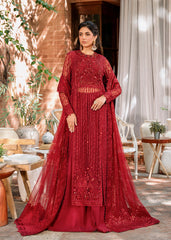 3-PC Unstitched Embroidered Hand Embellished By Akbar Aslam | Gul Mohr