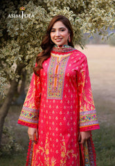 AJUUB-16 | 3Pc Unstitched Lawn Suit Vol 2 Prints By Asim Jofa