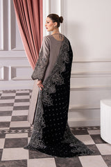 3-PC Unstitched Embroidered Velvet Noirah By Raeesa Premium | NV-007