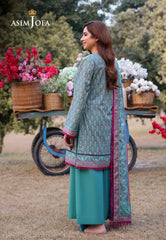 AJUUB-17 | 3Pc Unstitched Lawn Suit Vol 2 Prints By Asim Jofa