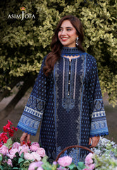 AJUUB-05 | 3Pc Unstitched Lawn Suit Vol 1 Prints By Asim Jofa