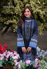 AJUUB-05 | 3Pc Unstitched Lawn Suit Vol 1 Prints By Asim Jofa