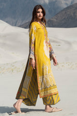 3-PC Unstitched Embroidered Linen Collection By Charizma
