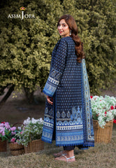 AJUUB-05 | 3Pc Unstitched Lawn Suit Vol 1 Prints By Asim Jofa