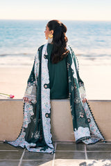 FK-13 ELIZA | 3Pc Unstitched Suit Luxury Lawn Sahil By Qalamkar