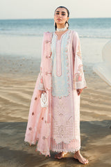 FK-08 REEM | 3Pc Unstitched Suit Luxury Lawn Sahil By Qalamkar