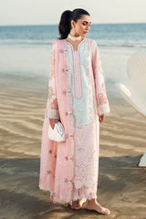 FK-08 REEM | 3Pc Unstitched Suit Luxury Lawn Sahil By Qalamkar