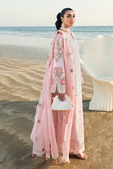 FK-08 REEM | 3Pc Unstitched Suit Luxury Lawn Sahil By Qalamkar