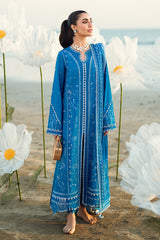 FK-03 VICTORIA | 3Pc Unstitched Suit Luxury Lawn Sahil By Qalamkar