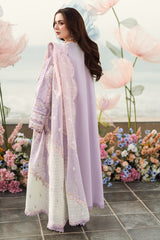 FK-09 EVELYN | 3Pc Unstitched Suit Luxury Lawn Sahil By Qalamkar
