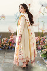 FK-14 SCARLETT | 3Pc Unstitched Suit Luxury Lawn Sahil By Qalamkar