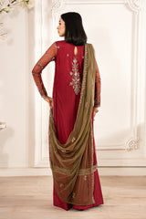 ZFE-02 ALISON | 3Pc Unstitched Suit Embroidered Lawn Formal Edit By Zarif