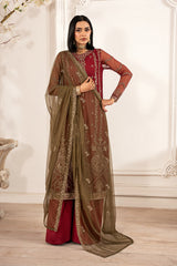 ZFE-02 ALISON | 3Pc Unstitched Suit Embroidered Lawn Formal Edit By Zarif