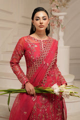 Alyzeh | 3Pc Unstitched Suit Luxury Collection Tabeer By Embellished