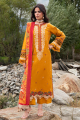 3-PC Unstitched Peach Leather Collection By CHARIZMA