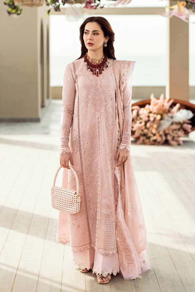 FK-10 ZOE | 3Pc Unstitched Suit Luxury Lawn Sahil By Qalamkar