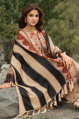 3-PC Unstitched Peach Leather Collection By CHARIZMA
