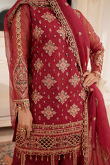 Nazneen | 3Pc Unstitched Suit Luxury Collection Tabeer By Embellished