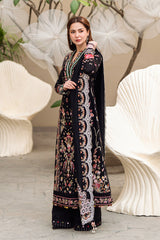 FK-15 HANNAH | 3Pc Unstitched Suit Luxury Lawn Sahil By Qalamkar