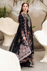 FK-15 HANNAH | 3Pc Unstitched Suit Luxury Lawn Sahil By Qalamkar