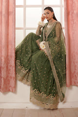 Naina | 3Pc Unstitched Suit Luxury Collection Tabeer By Embellished