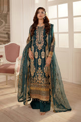 Nayyab | 3Pc Unstitched Suit Luxury Collection Tabeer By Embellished