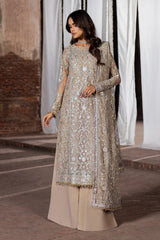 3-PC Unstiched Embroidered Chiffon By Zarif | Dooriya