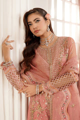 Sibel | 3Pc Unstitched Suit Luxury Collection Tabeer By Embellished