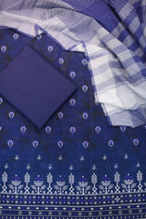 3-PC Unstitched Printed Lawn | P-2