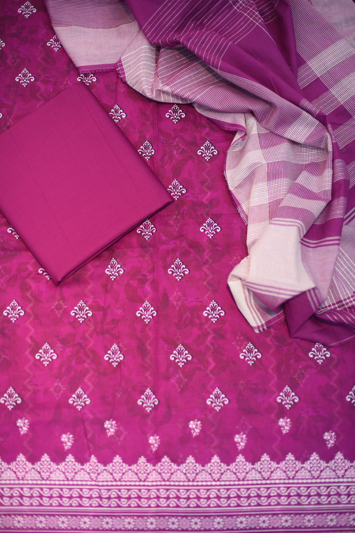 3-PC Unstitched Printed Lawn | P-5