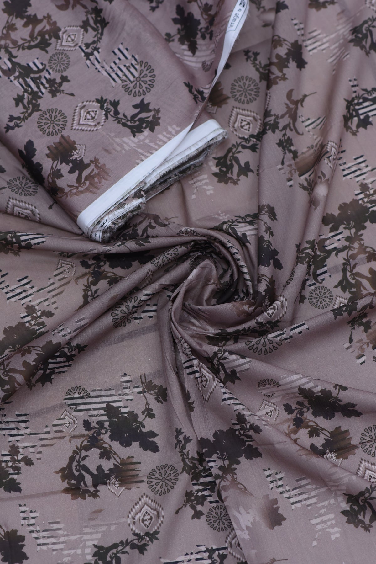 2-PC Unstitched Printed Lawn Full Suit | 04