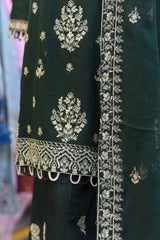 3-PC Stitched Suit With Farshi Shalwar | S1