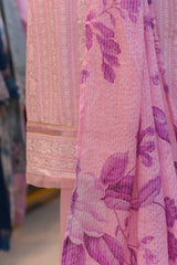 3-PC Stitched Suit With Farshi Shalwar | S3