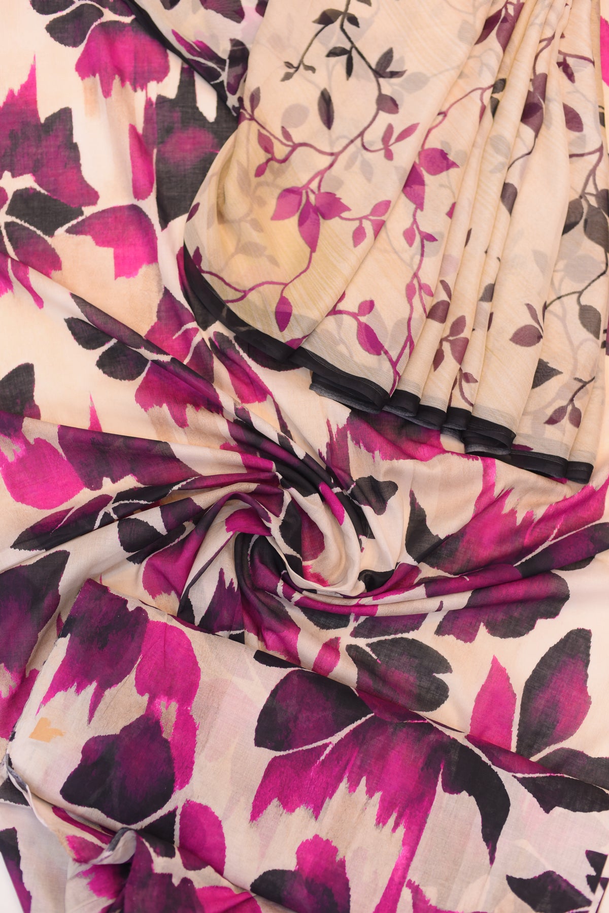 3-PC Unstitched Printed Over All Lawn With Chiffon Dupatta | P-08