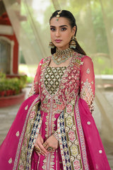 RF-04 RIMEL | 3Pc Unstitched Suit Festive Singhar Wedding Formals By Qalamkar