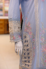 3-PC Stitched Embroidered Lawn Ready To wear | S-04